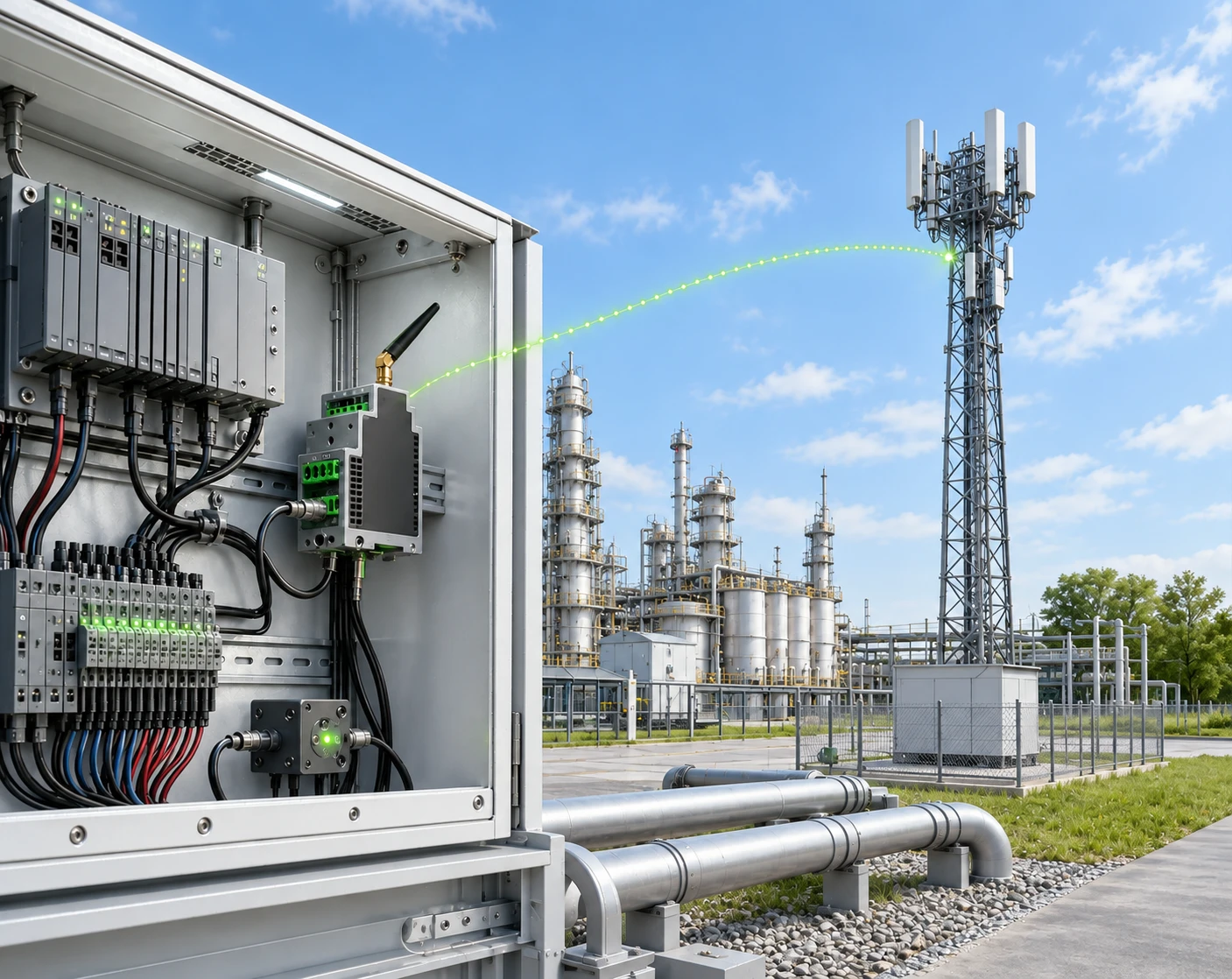 Enlace celular industrial según el alcance del proyecto